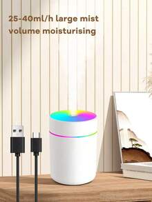 180ml Car Humidifier, Auto-Off, USB Power, Dual Mist, Ultrasonic Silent, Aroma, LED. B/W, 5 Scents. Car/Office/Bedroom/Hotel. Combo Sets. Great Gift - A - View 6
