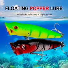 1个酷炫3D打印钓鱼路亚饵 93毫米/12.5克 波扒饵 带钩 钓鱼用具 硬饵 - 彩色 - 查看 4