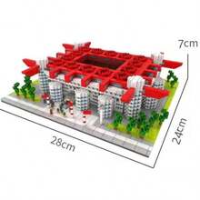 Bộ lắp ráp 4000 mảnh ghép hình sân vận động bóng đá nổi tiếng thế giới Camp Nou/Bernabeu/Bóng đá/Bóng rổ, quà lưu niệm nghệ thuật trang trí, quà sinh nhật cho người hâm mộ. - Nhiều màu - Xem 8