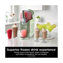 Ninja SLUSHi Frozen Drink Maker, 96-Oz. W/ Insulated Bubble Cups - Refurbished - Light Grey - View 2