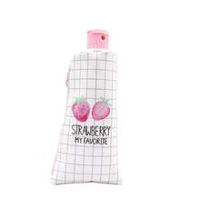 1个简约清新水果图案铅笔袋，大容量多功能文具袋，适合女孩使用 - 清新水果 - 查看 5