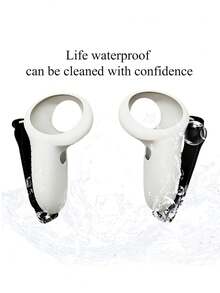 Bộ 2 ốp bảo vệ tay cầm Quest 3/Quest 3S, phụ kiện chơi game VR Quest 3/Quest 3S chống rơi, chống bụi, chống trầy xước, tăng cường khả năng điều khiển khi chơi game. - Xem 3