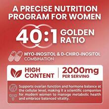 Myo-Inositol And D-Chiro-Inositol Supplement For Women (40:1 Myo-Inositol Ratio) For Female Ovarian Health - 120粒膠囊 - 查看 4