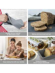 Khuôn nướng silicon - Bộ khuôn làm bánh cupcake chống dính, khuôn bánh tái sử dụng được trong lò nướng và lò vi sóng, dễ lấy bánh ra, dụng cụ làm bánh gấp gọn, quà tặng lý tưởng cho người làm bánh. - Nhiều màu - Xem 3