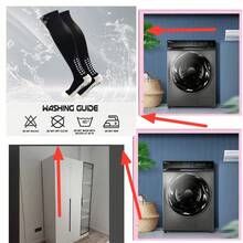 Yufree Mens Knee High Grip Soccer Socks Non Slip Long Socks For Football Basketball Sports - 3black - View 4