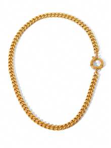 1件经典链项链，女士时尚嘻哈风颈链，吸睛派对饰品，礼品之选 - 項鍊 - 查看 8