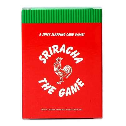 Sriracha: The Game - Spicy Slapping Party Games & Activities - Fast-Paced Reflex Card Challenges For 2+ Players, Officially Licensed By Huy Fong Foods, Ideal For Game Nights, Family Gatherings & Casual Play - Compact Bold Red-Green Box Design With Iconic Sriracha Rooster Art For On-The-Go Fiery, Laugh-Out-Loud Group Entertainment