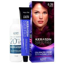 Keraton Selfie Hair Dye - Full Gray Coverage - Choose Your Color - 6.26 MARSALA - View 1