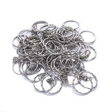 10/20/50/60Pcs Metal Blank Keyring Stamped Keychain Split Ring Keyfob Key Holder Rings Women Men DIY Key Chains Key Ring Accessories - Keychain - View 7