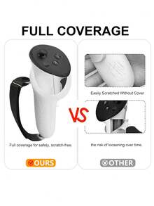 Bộ 2 ốp bảo vệ tay cầm Quest 3/Quest 3S, phụ kiện chơi game VR Quest 3/Quest 3S chống rơi, chống bụi, chống trầy xước, tăng cường khả năng điều khiển khi chơi game. - Xem 5