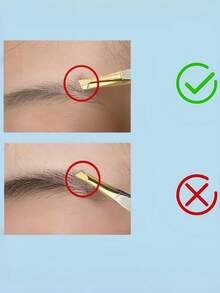 1支渐变金银斜口眉镊，方便日常使用 - 彩色 - 查看 4