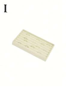 1 Khay đựng trang sức 9 trong 1 phủ nhung, khay sắp xếp ngăn kéo, hộp đựng trang sức dung tích lớn với các ngăn riêng biệt, giá trưng bày trang sức cho bông tai, dây chuyền, vòng tay, nhẫn, kẹp tóc, dây buộc tóc. Thích hợp làm quà tặng cho bạn gái, Ngày Valentine, Ngày của Mẹ, Giáng sinh, Lễ Tạ ơn. - Màu be - Xem 3