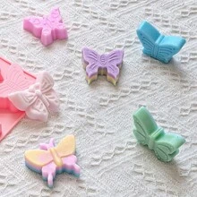1/2pcs Butterfly Shaped Silicone Chocolate Mold, 3D Butterfly Chocolate Candy Mold In Different Shapes, Suitable For Spring And Easter - Multicolor - View 2