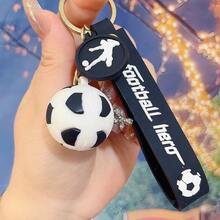 2026 World Cup Keychain, Football Keyring, Suitable For Bag Hanging, Key Hanging, Unisex Gift, Event Souvenir, Graduation Memento, College Style, Ins Style, Graduation Season Essential, Ideal For Car Key Decoration, Bag Pendant, Student Decoration, Cheering For Games, Football Fan Gift, Couple Accessories, Desktop Decor, Collection Memorabilia, 2026 USA Canada Mexico World Cup, Football Elements, Gift - A - View 4