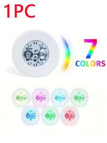 10个装LED杯垫灯、LED贴纸灯、LED瓶灯、杯架灯，7色RGB LED瓶灯，适用于葡萄酒瓶，可用于夜店、俱乐部、婚礼、酒吧、派对、圣诞节、万圣节装饰 - 彩色 - 查看 9