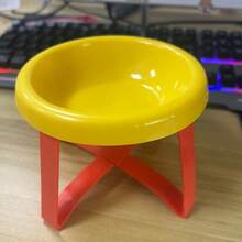 15° Tilted Anti-Vomiting Elevated Pet Feeding Bowl, High Stand Cat/Dog Bowl, Protective Neck & Spine Design, Non-Slip Wide Base, Durable Plastic Material, Suitable For Cats & Small Dogs, Wet & Dry Food, Practical Pet Gift - 100 - View 11