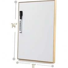 Small Dry Erase Board 11x14 Inches, Magnetic Whiteboard With Aluminum Frame, Includes Dry Erase Marker For Classroom, Office Or Home Use - 1 - Xem 3