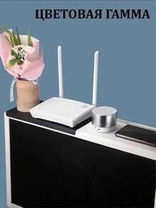 1개 인기 판매 컴퓨터 및 TV 스크린 수납 랙 무선 라우터 셋톱 박스 랙 무천공 수납 브래킷 - 멀티컬러 - 보기 6