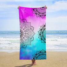 1pc Distinguished Motto Framed Beach Towel With Unified Soft Purpose Professional Or Shared Home Walls In A Deeply Elegant Empowerment - 30*59inch - View 4