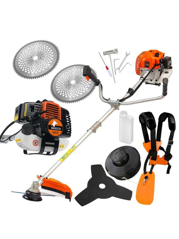 Roçadeira Potente Gasolina Bascco BSC-52 2 Tempos 52cc