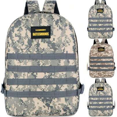 Mochila táctica de camuflaje, cabe portátil de 15.6 pulgadas, mochila ligera para estudiantes, bolsa de viaje de gran capacidad, bolsa conveniente para el viaje diario, mochila multifuncional para estudiantes, adecuada para estudiantes, escuela secundaria, preparatoria, viajes de negocios, vacaciones, viajes diarios, deportes al aire libre, regalos de cumpleaños, regalos de vacaciones, mochila de gran capacidad, accesorios de viaje para senderismo