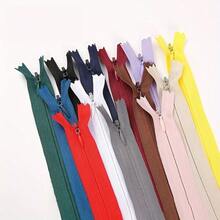 20pcs #3 Nylon Invisible Zippers, Closed-End Zippers Suitable For Dresses, Clothing Pockets, Bags, Pillows - Multiple Sizes Available - Mixed 20pc - View 18