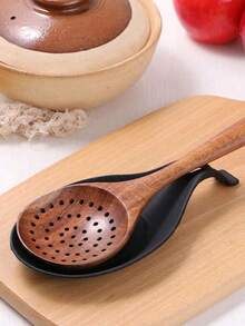 2 Giá đỡ muỗng cách nhiệt dễ vệ sinh, dùng trong nhà bếp, quà Giáng sinh, quà tặng tựu trường - Nhiều màu - Xem 4