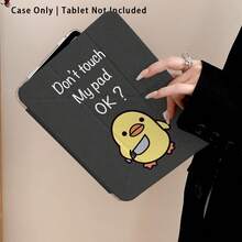 Chicken Holding Knife Pattern Acrylic Crystal Tablet Protective Case With Stand, Compatible With Samsung A9/A9+/S9/S9FE/A11/A11+/S11/S10 FE/S10 FE+/S10 Lite, A16 2025, Air 11/13, M3 2025, Mini 7 A17, Pro 2024, Air 11/13, M2 2024, Pro 11/13, M4 2024, Pro 12.9, 7/8/9 Gen, 10.2, 10 Gen, 10.9, Air 4/5/6/7/8, 10.9, Pro 11, 4/5/6 Gen, Mini 6, , Se 11, Honor, Matepad Se 11, , - Multicolor - View 7