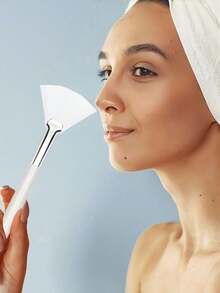 Bộ 5 cọ đắp mặt nạ hình quạt lông mềm, cọ phủ axit, dụng cụ chăm sóc da mỹ phẩm, thích hợp cho mặt nạ bùn. - Nhiều màu - Xem 3