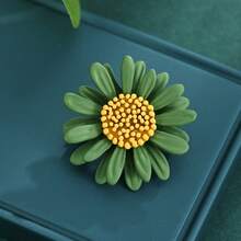 向日葵装饰胸针 - 黃色 - 查看 5