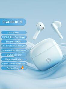 HP H10J 无线耳机 | 蓝牙 5.4 | IPX4 防水 | 30 小时续航 | 带麦克风 | 降噪耳塞，适用于跑步、旅行和商务出行 - 查看 9