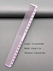 1件/3件/4件/5件/6件髮梳套組 理髮梳 造型師梳子 家用 耐熱耐用材質 附尺規量測款式 適合男女 造型化妝 婚禮化妝 含女用長髮梳 短髮梳 男用油頭梳 平頂梳 尖尾梳 造型梳 理髮店 專業沙龍 家用化妝 旅行必備 - 淡紫色 - 查看 23