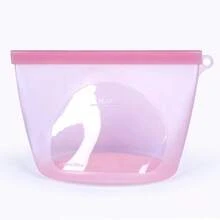 500ml/1000ml/2000ml/3000ml Leak-Proof Silicone Seal Freezer Bags, Reusable Silicone Food Storage Bags - Multicolor - View 27