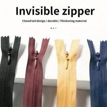 20pcs #3 Nylon Invisible Zippers, Closed-End Zippers Suitable For Dresses, Clothing Pockets, Bags, Pillows - Multiple Sizes Available - Mixed 20pc - View 11
