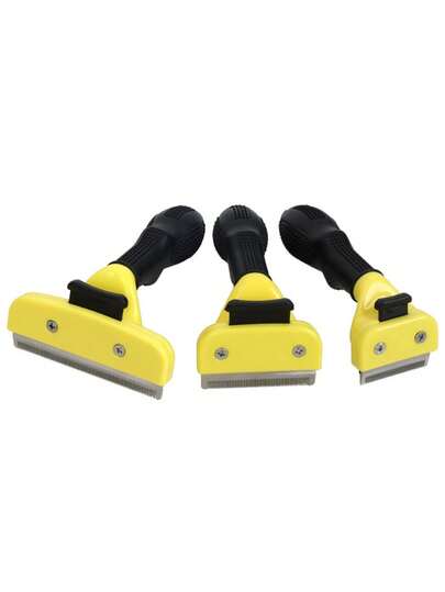 1pc 2-In-1 Cat And Dog Grooming Tool - Float Comb And Pin Comb - Removes Tangles, Knots, And Loose Hair - Gentle And Effective Pet Hair Remover