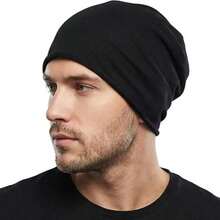 1/2pcs Pleated Beanie Hat, Women Spring/Summer Korean Style Single Layer Knitted Cap, Versatile Ear Warmer Turban Hat - Solid Color - View 9