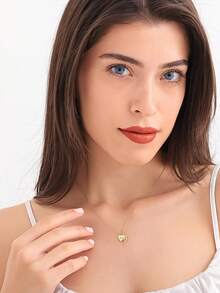 1 chiếc vòng cổ hình cánh thiên thần khắc tên và mặt dây chuyền hình trái tim, trang sức nữ phong cách Boho thanh lịch, vòng cổ tùy chỉnh, tên tùy chỉnh, vòng cổ nữ, trang sức nữ, quà tặng Ngày của Mẹ, quà tặng Ngày Valentine, quà tặng cá nhân hóa - Nhiều màu - Xem 4