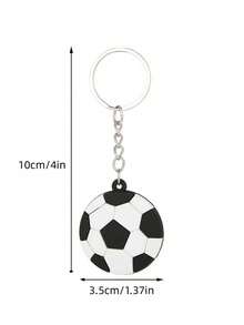 1/5pcs Football Themed Commemorative Sports Rubber Bracelet, Football Fan World Cup Team Group Silicone Wristband, Birthday Small Gift - Multicolor - View 10