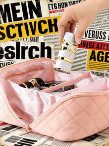 Bộ hai túi đựng mỹ phẩm cầm tay - Dung tích lớn, chống nước, dạng gối và túi đựng đồ vệ sinh cá nhân, túi đựng mỹ phẩm và đồ dùng cá nhân di động, hộp đựng. - Nhiều màu - Xem 4