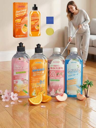 100ml, 500ml Multi-Purpose Fragrance Floor Cleaner, Peach, Ocean, Orange Scented Floor Cleaner, Removes Limescale From Hardwood Floors, Brightens Floors, Cleans Tiles, Multi-Purpose Floor Cleaner, Brightens And Polishes Hardwood Floors, Removes Dirt, With Brightening, Polishing, And Dirt Removal Effects, And Leaves A Pleasant Fragrance. An Excellent Choice As A Gift For Family And Friends, Including Holiday Gifts, Christmas Gifts, Home Goods, And New Year Gifts.