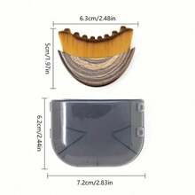 Luxury Large Body Brush For Face & Lymphatic Drainage – Premium Women's Day Gift, Fashion Cleaning Tool For Daily Spa & Party Glam - Brown - View 9