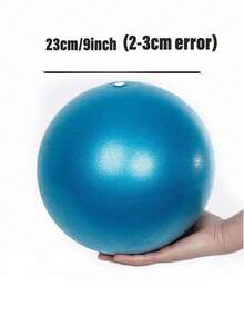 1 quả bóng tập Pilates Yoga mini, tấm cong nhỏ ổn định dùng tại nhà, mềm mại và thoải mái, kèm bơm hơi, giúp cải thiện khả năng giữ thăng bằng, kích thước: 9,8 inch. - Màu xanh lam - Xem 3