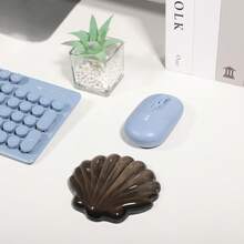 凝胶键盘鼠标腕托套装，舒适人体工学腕托，缓解腕部疼痛，电脑键盘腕托 - 查看 6