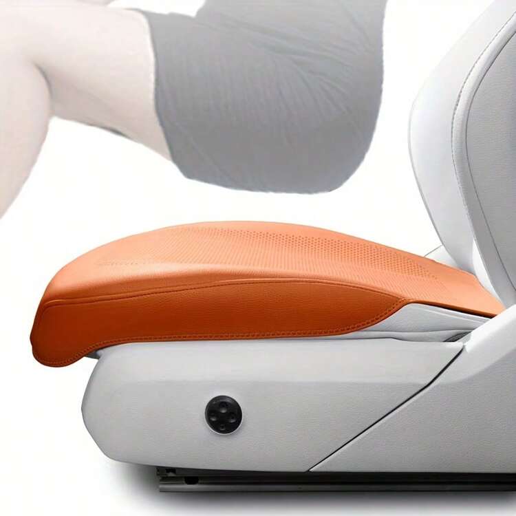 1 件装通用汽车座椅垫，超透气打孔仿皮材质，防滑防水前排座椅套，适用于大多数轿车、SUV 和卡车，也适用于办公椅和长途驾驶，耐用缝线，无需工具即可安装，汽车内饰配件 - A - 查看 2