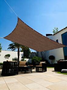 Brown Sunshade Net - Thick Anti-Aging Outdoor Canopy, Suitable For Patio, Garden And Camping, With High Shading Rate - Brown Shade Netting - View 1