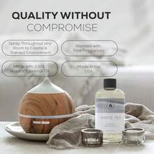 Aroma Country White Tea Diffuser Oil - Luxury Essential Oils for Diffuser Refill and Air Freshener Room Spray Long-Lasting Natural Home Fragrance and Hotel Scent for Diffusers and Machines 8.5 Fl Oz - Té blanco - Ver 4