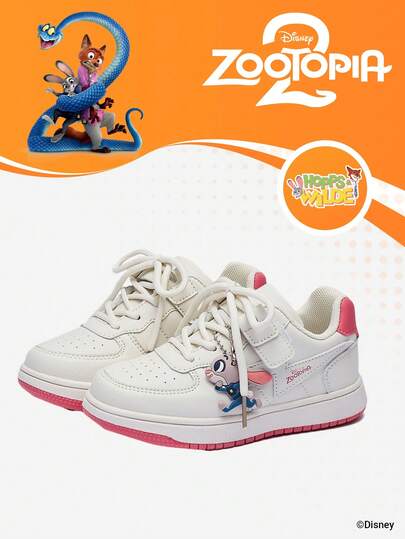  Disney Zootopia Collaboration | 1 Pair Children's Sneakers, Suitable For Daily And Outdoor Wear, Comfortable, Non-Slip, Durable And Breathable (Children's Sneakers, Children's Shoes, Girls' Shoes)
