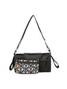 1pc Baby Stroller Hanging Bag, Large Capacity Storage Bag For Baby Stroller, Baby Carriage Accessories - Multicolor - View 12