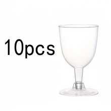 1 pieza Vaso con pie de alta calidad, diseño minimalista a rayas, gran capacidad, resistente al calor y al frío, adecuado para cocina, restaurante, café, jugo y diversas bebidas - transparente - Ver 18