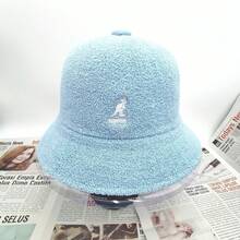 Hip-Hop Fashion Classic Kangol Bermuda Casual Bucket Hats CapSports Winter Warm 7V13 - 天藍色 - 查看 3
